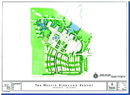 Westin Kierland Resort site plan