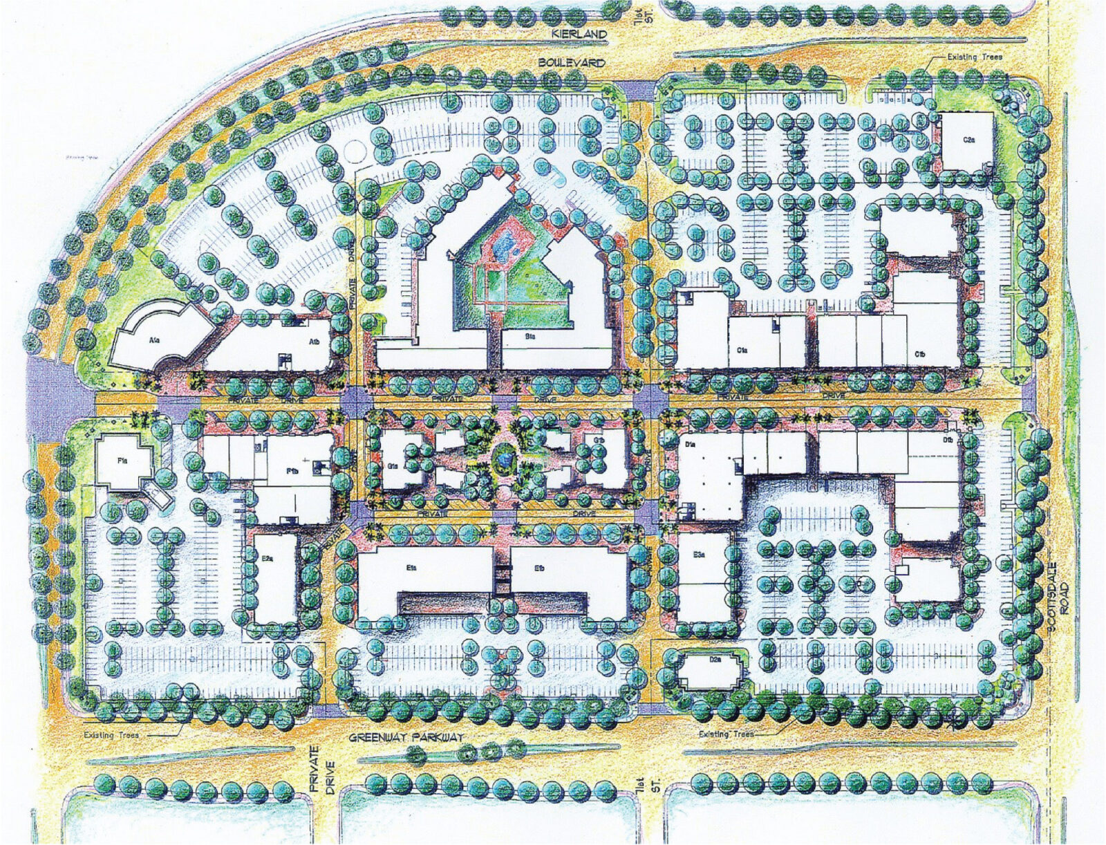 Kierland Commons site plan